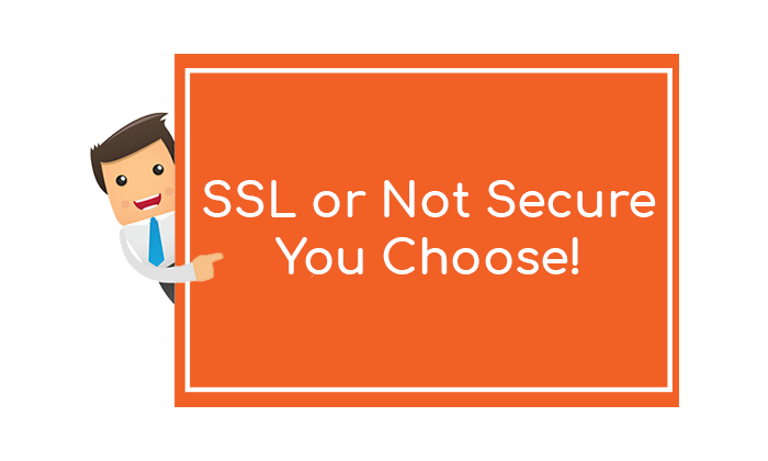SSL Or Not Secure You Choose